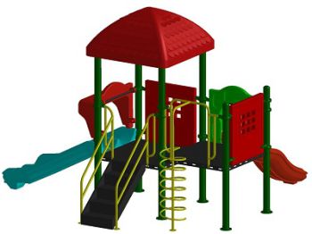 Nhà tròi cầu trượt 02